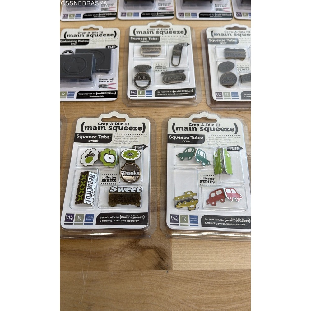 WRMK Crop-A-Dile III Main Squeeze Plates Tabs Inkadinkado Stamping Gear Lot - Picture 6 of 11